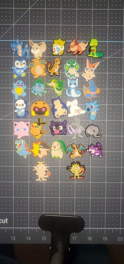 Pokemon Croc Charms