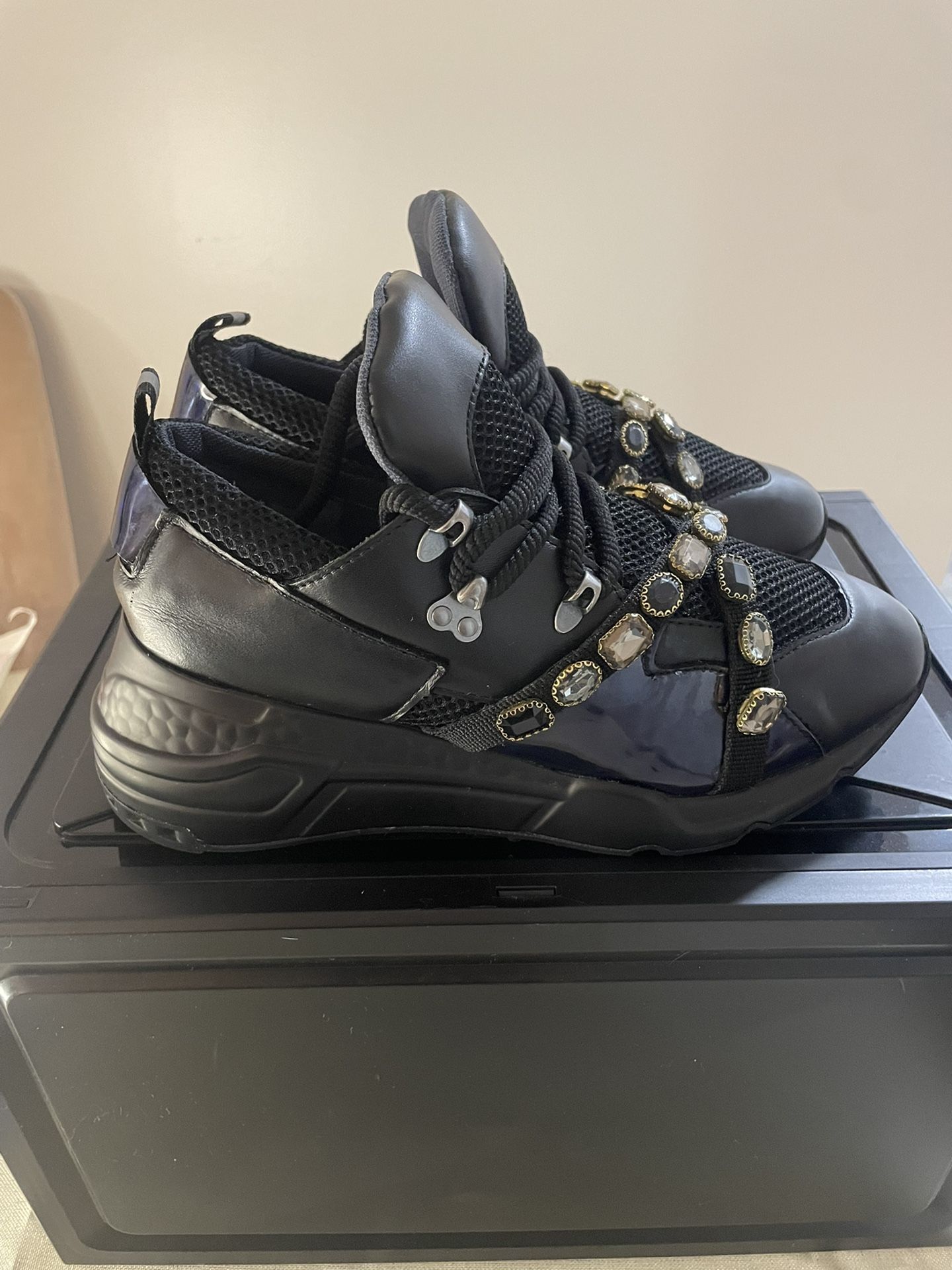 Steve Madden Sneaker, Black, Size Womens