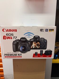 Canon EOS Rebel T7 DSLR Premium Kit