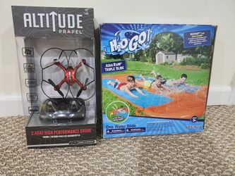 Drone And 3 People Water Slide Brand New. 10 Each