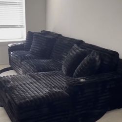 Brand New Comfy Corduroy Sectional Set 