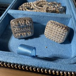 Moissanite Lab Diamond Ring Pair