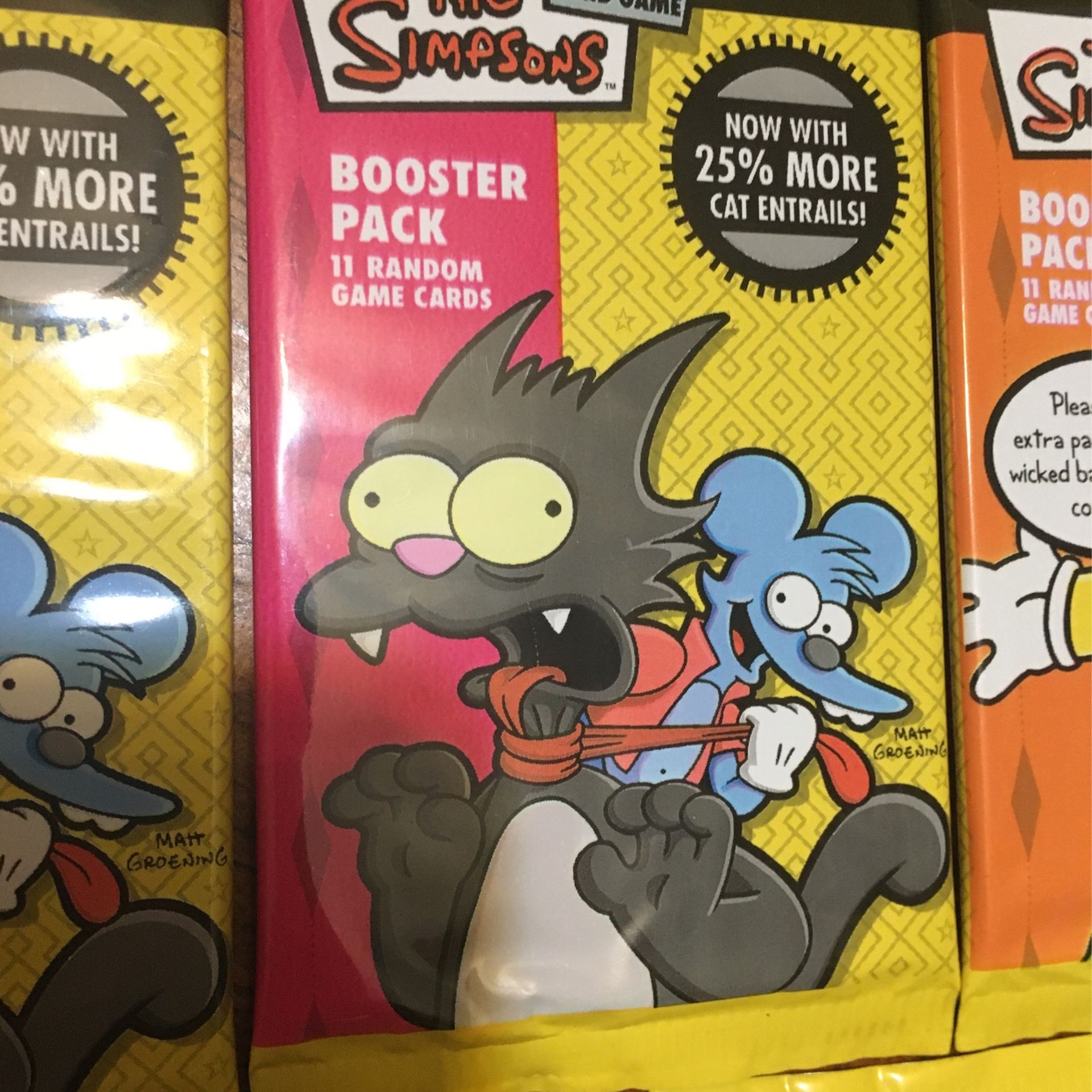 The Simpsons Card Game Booster Pack 11 Packs The Simpsons Card Game Booster Pack 11 Packs