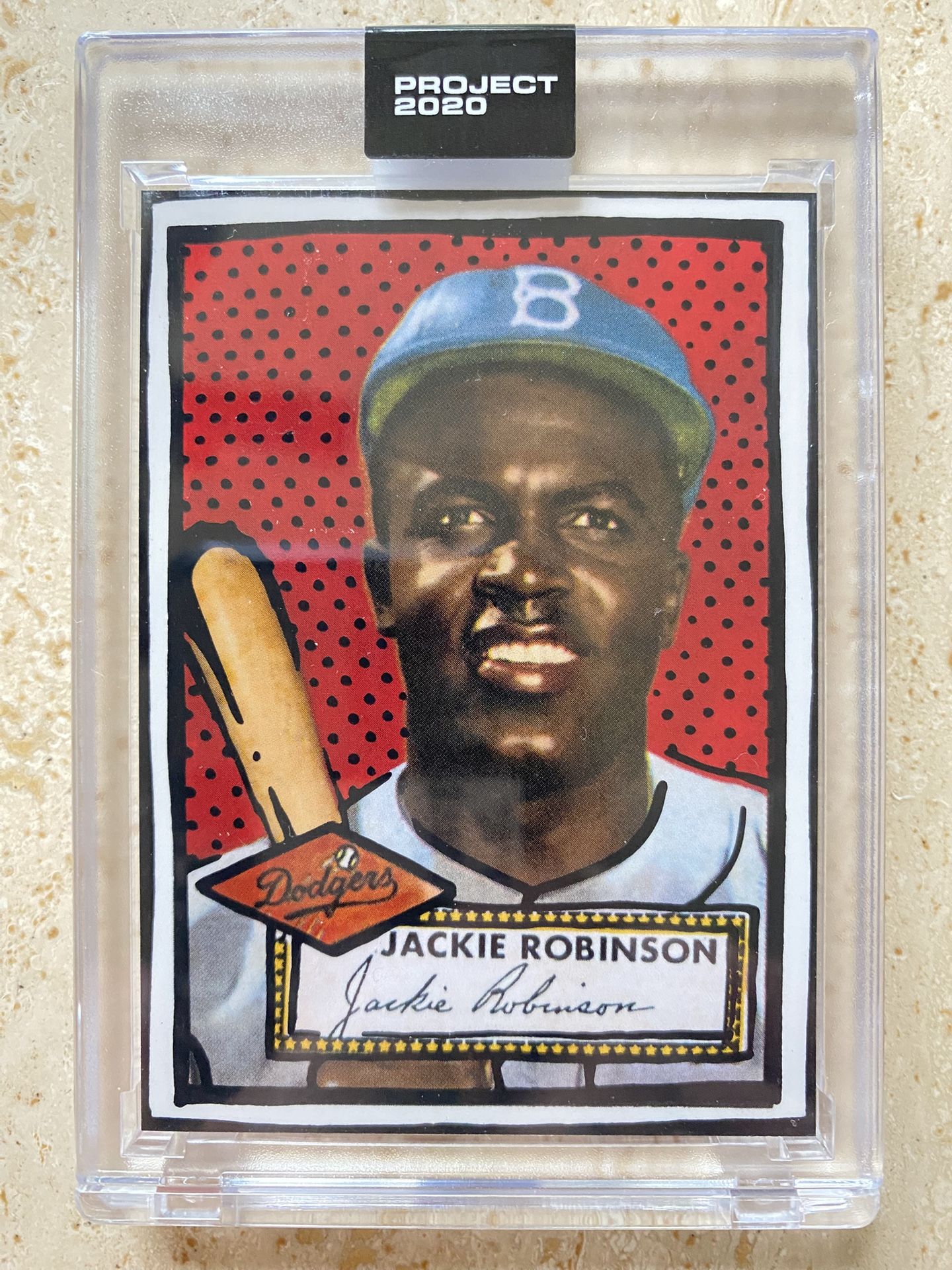 Jackie Robinson 2020 Topps Project Art By Joshua Vides (Sealed W/Original Box)