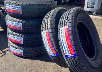 New tires for RV trailer tires st 205/75/15 10 ply transeagle tires $115 each plus tax