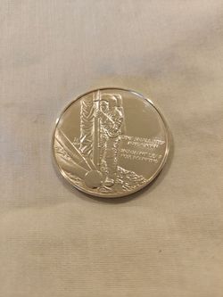 Sterling silver One step for mankind 1969