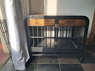 Modern Metal Pet Crate