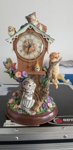 Bradford Exchange kitten clock