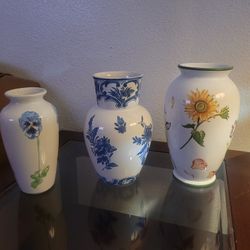 3 Tiffany & Co  Vases