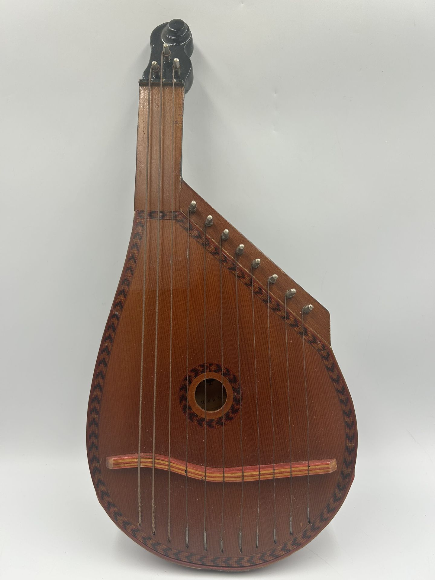 Bandura National Ukrainian Folk musical instrument 1974 Wooden Zither String toy