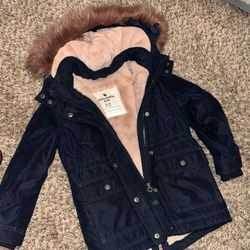 Abercrombie Kids Girls Jacket Sherpa