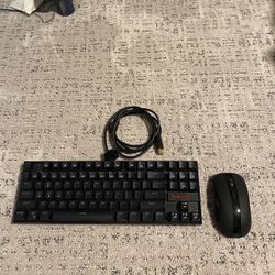 Redragon Keyboard And Wireless Hengway Mouse Model Name H-MG200 