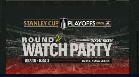 Ducks watch party Honda center 5/12