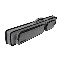 Predator Metro Grey Hard Pool Cue Hard Case - 2 Butts x 4 Shafts