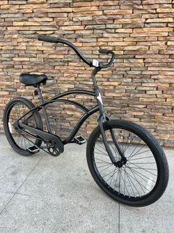 Electra Cruiser 1 Step Over 24 inch Beach Cruiser Matte Black