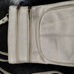 White Leather Shoulder Bag