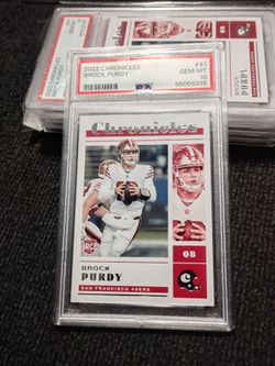 Brock purdy rookie card PSA 10