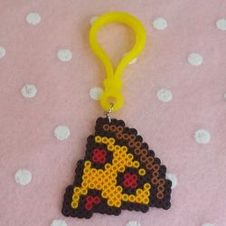 Pizza keychain