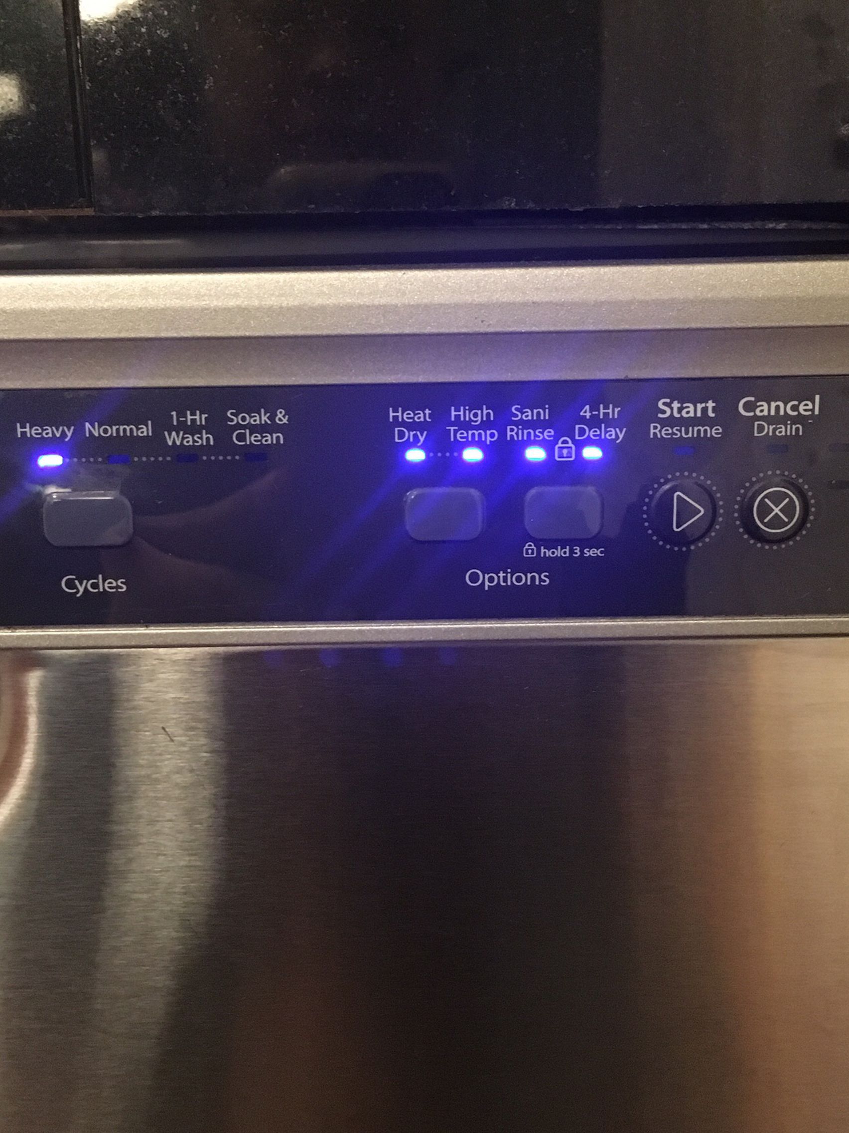 Whirlpool Front Control Stainless Steel Dishwasher