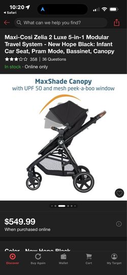 Maxi-Cosi Zelia 2 Luxe 5-in-1 Modular stroller