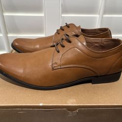GUC Men’s Perry Ellis Portfolio Cognac Bryan Dress Shoes (Men’s Size 11) - $15
