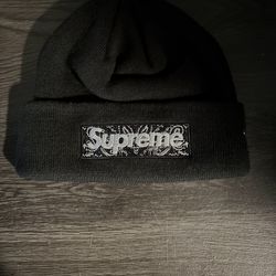 Black Bandana Supreme Beanie