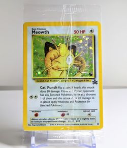 Pokemon TCG Meowth 10

Promo Wizards Black Star Promo Factory Sealed- cash pickup at angleton no trade