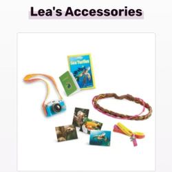 American Girl Doll Lea’s Accessories good condition, only the bracelet.