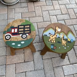 Two small nice child’s Stools