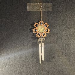 Vintage Est. 1970s-1980s Sun (Solar) Wind Chimes. Unrestored Ready To Hang!