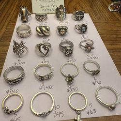 James Avery Rings Size And Price In The Picture 