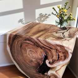 End Side Console Pedestal Table 