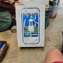 Crystal clear filter pump