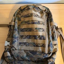 USMC ILBE  ASSAULT PACK MILITARY WOODLAND BACKPACK