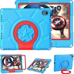 new Kids Case for iPad 11th/10th Generation 10.9 inch 2025/2022 Release, with Built-in Screen Protector Durable Shockproof Handle Kickstand Kids Cover