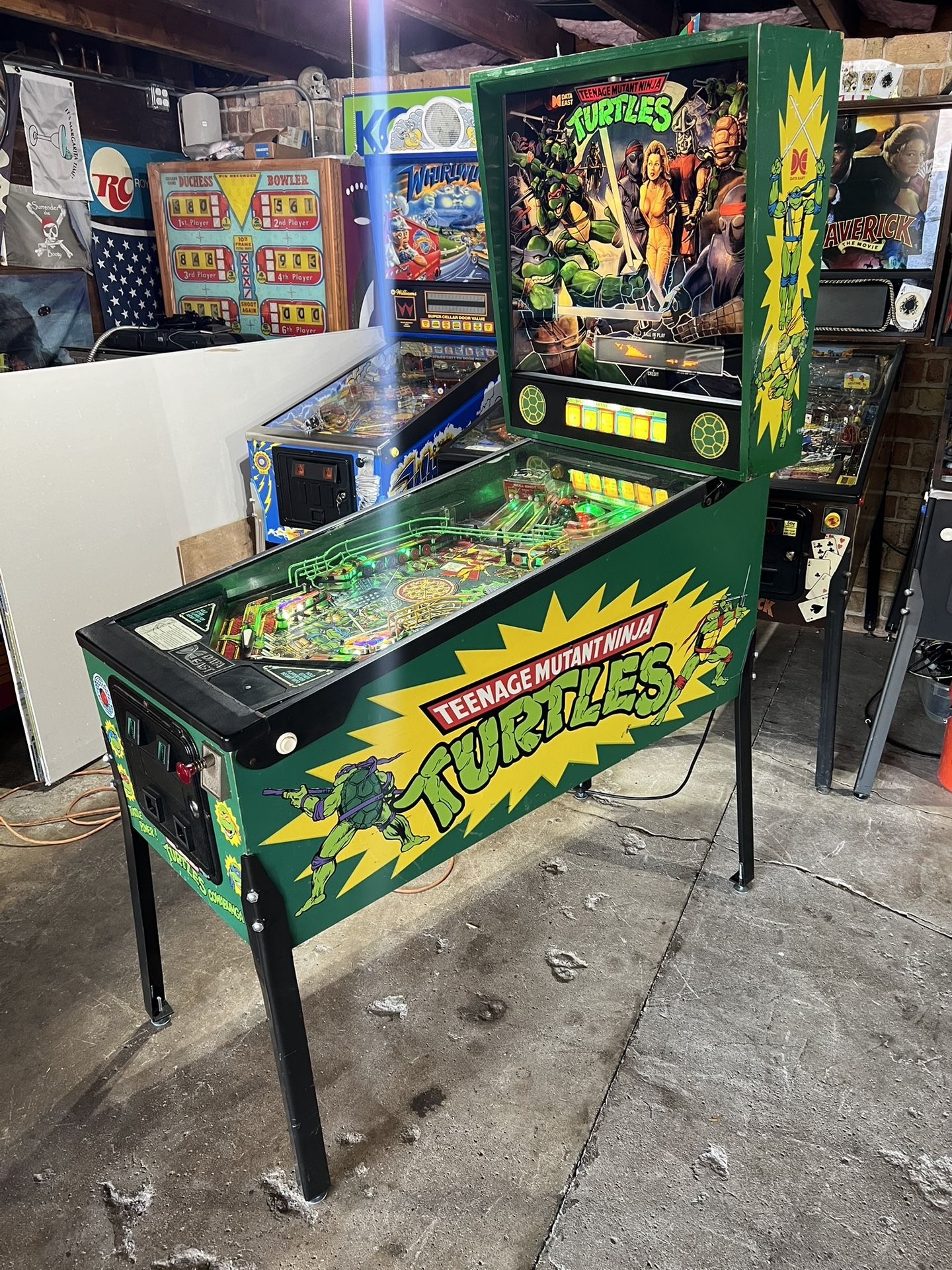 Teenage Mutant Ninja Turtles Pinball Machine 