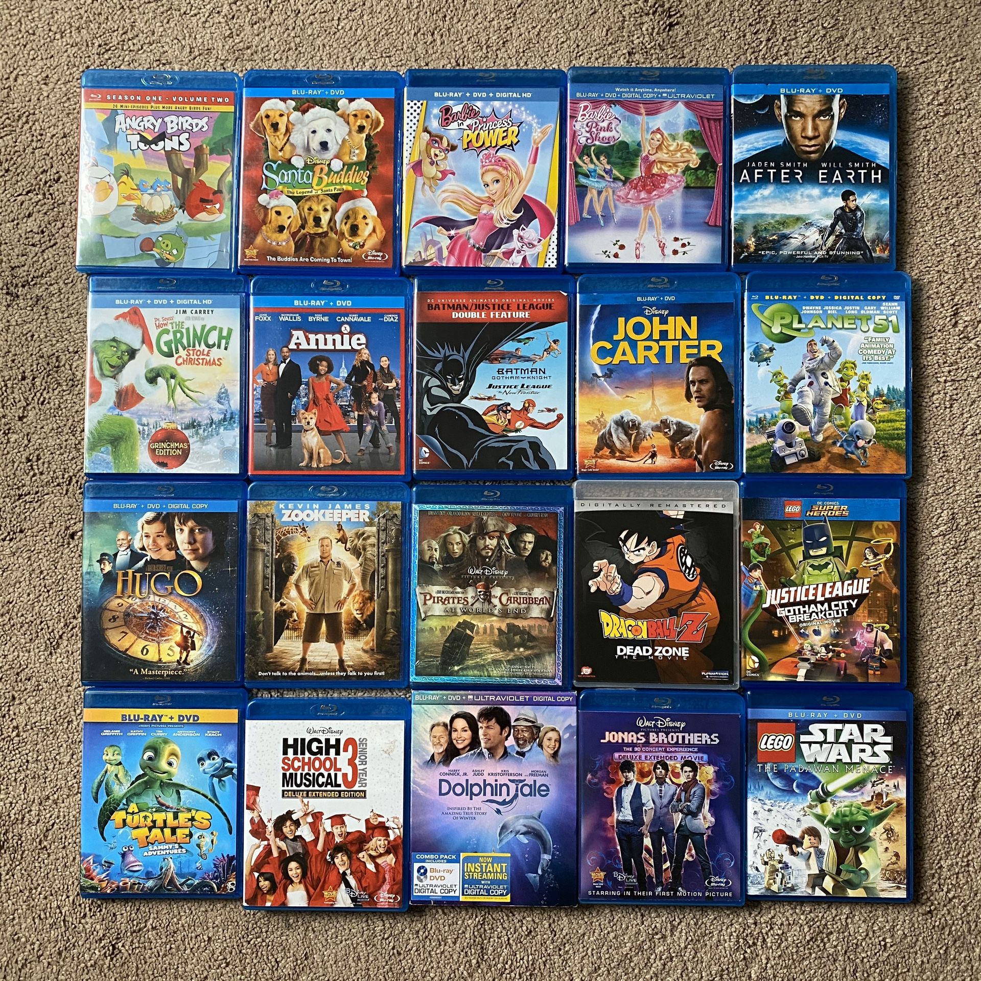 Big lot of Kid’s & Children Bluray Movies