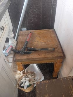 The End. table