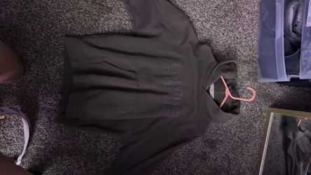 essentials hoodie size small