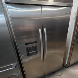 48" KITCHENAID BUILT IN STAINLESS STEEL REFRIGERATOR 