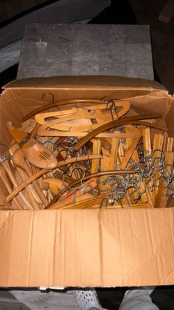 Wooden Hangers Etc