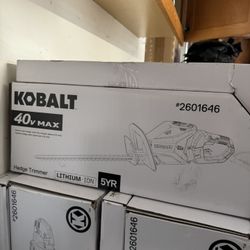 Kobalt 40V Hedge Trimmer