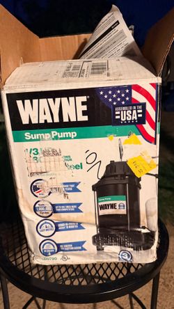 WAYNE  1/3 HP,  SUMP PUMP