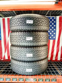 📍 4 Matching Used Tires LT275/65R20 GOODYEAR TRAILRUNNER A/T 275/65R20 TRUCK 10PR TYRES 275 65 20