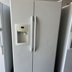 Refrigerator has icemaker and water works great. We sell all the time 275 if you pick it up 300 with delivery.