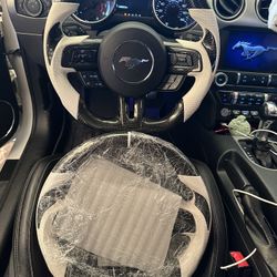 Mustang Carbon Fiber Steering Wheel