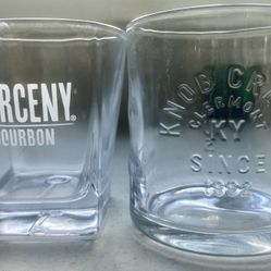 Larceny & Knob Creek Bourbon Glassware (2 Count)