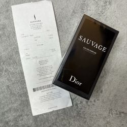 DIOR SAUVAGE 100 ML✅ 100% REAL AUTHENTIC✅ COMES WITH RECEIPT✅ FREE SHIPPING✅ SEE DESCRIPTION BELOW