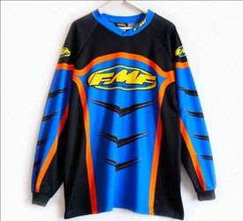 Vintage 90s FMF Racing Motocross Jersey Medium Made in USA