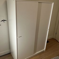KLEPPSTAD Wardrobe with 3 doors, white, 46 1/8x69 1/4 - IKEA